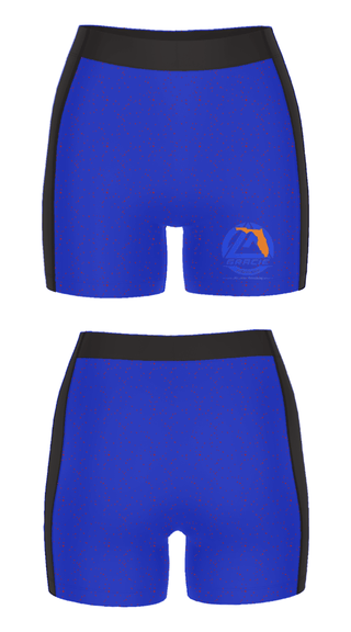 Women's Compression Shorts, Gracie Fishhawk, Wrestling, Teamtime, Team time, sublimation, custom sports apparel, team uniforms, spirit wear, spiritwear, sports uniforms, custom shirts, team store, custom team store, fundraiser sports, apparel fundraiser