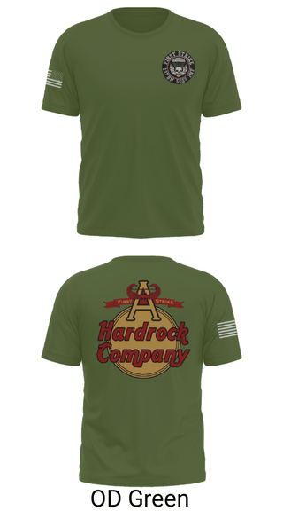 Short Sleeve Performance Shirt, Hardrock Company, Army, Teamtime, Team time, sublimation, custom sports apparel, team uniforms, spirit wear, spiritwear, sports uniforms, custom shirts, team store, custom team store, fundraiser sports, apparel fundraiser