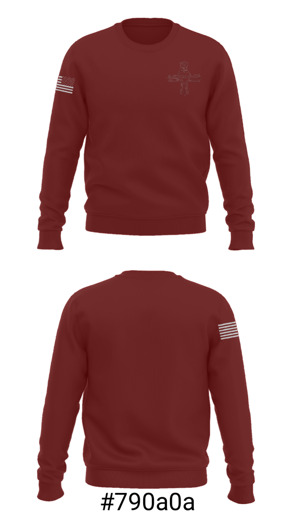 Crew Neck Sweatshirt, Sacred Heart of Jesus School, Spirit Store, Teamtime, Team time, sublimation, custom sports apparel, team uniforms, spirit wear, spiritwear, sports uniforms, custom shirts, team store, custom team store, fundraiser sports, apparel fundraiser