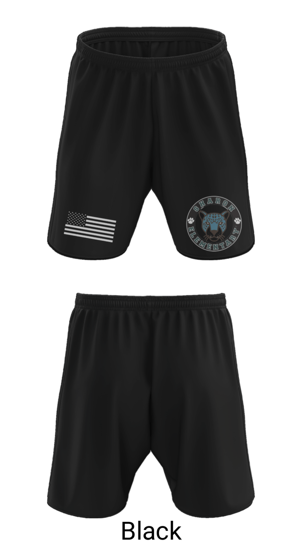 Athletic Shorts With Pockets, Sharon Elementary School, Spirit Store, Teamtime, Team time, sublimation, custom sports apparel, team uniforms, spirit wear, spiritwear, sports uniforms, custom shirts, team store, custom team store, fundraiser sports, apparel fundraiser