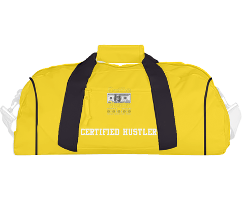 Duffle Bag, Certified HustlerCertified Hustler, , Teamtime, Team time, sublimation, custom sports apparel, team uniforms, spirit wear, spiritwear, sports uniforms, custom shirts, team store, custom team store, fundraiser sports, apparel fundraiser
