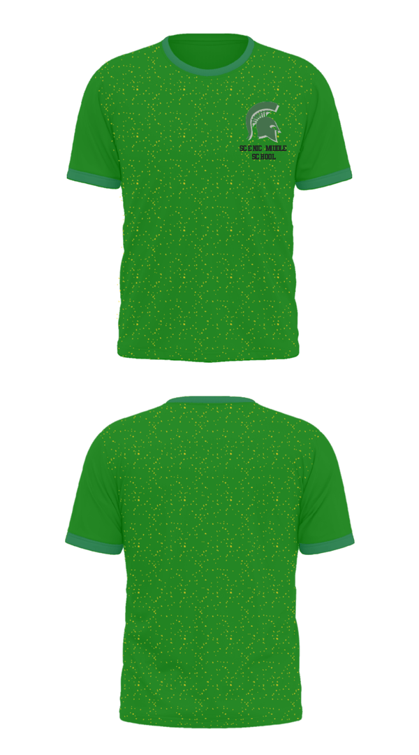 Short Sleeve Performance Shirt, Scenic Middle School, Spirit Store, Teamtime, Team time, sublimation, custom sports apparel, team uniforms, spirit wear, spiritwear, sports uniforms, custom shirts, team store, custom team store, fundraiser sports, apparel fundraiser