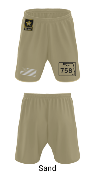 Athletic Shorts With Pockets, 758 maintenance company, Army, Teamtime, Team time, sublimation, custom sports apparel, team uniforms, spirit wear, spiritwear, sports uniforms, custom shirts, team store, custom team store, fundraiser sports, apparel fundraiser