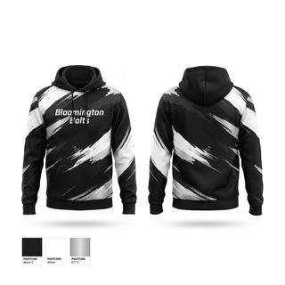 Hoodie, Bloomington Bolts, Women's Basketball, Teamtime, Team time, sublimation, custom sports apparel, team uniforms, spirit wear, spiritwear, sports uniforms, custom shirts, team store, custom team store, fundraiser sports, apparel fundraiser