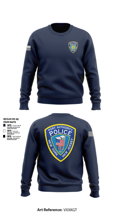 Port Authority Police 67694439 Crew Neck Sweatshirt - 102