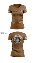 Alpha Company 304th ESB-E Women's Short Sleeve V-neck Shirt - 3