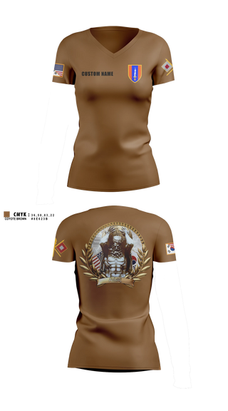 Womens Short Sleeve Vneck Shirt, Alpha Company 304th ESB-E, Army, Teamtime, Team time, sublimation, custom sports apparel, team uniforms, spirit wear, spiritwear, sports uniforms, custom shirts, team store, custom team store, fundraiser sports, apparel fundraiser