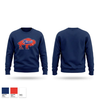 Crew Neck Sweatshirt, Buffalo Regals, Ice Hockey, Teamtime, Team time, sublimation, custom sports apparel, team uniforms, spirit wear, spiritwear, sports uniforms, custom shirts, team store, custom team store, fundraiser sports, apparel fundraiser