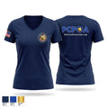 Pa Crime Prevention Officers Association Women's Short Sleeve V-neck Shirt - 1