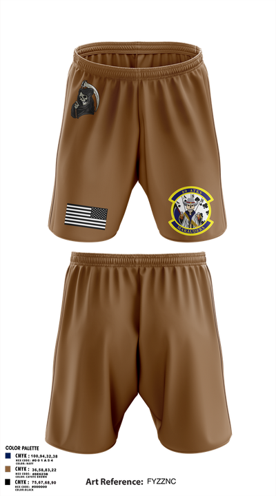 89th ATKS 4594121 Athletic Shorts With Pockets - 2