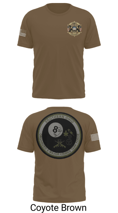 Southern Ohio Organized and Major Crimes Task Force 32942427 Short Sleeve Performance Shirt - 14