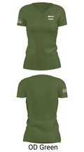 Waist Cats 7546636 Women's Short Sleeve V-neck Shirt - 46