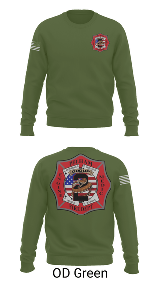 Crew Neck Sweatshirt, Group 2, Fire Department, Teamtime, Team time, sublimation, custom sports apparel, team uniforms, spirit wear, spiritwear, sports uniforms, custom shirts, team store, custom team store, fundraiser sports, apparel fundraiser