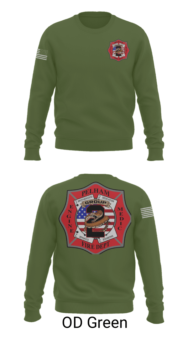 Crew Neck Sweatshirt, Group 2, Fire Department, Teamtime, Team time, sublimation, custom sports apparel, team uniforms, spirit wear, spiritwear, sports uniforms, custom shirts, team store, custom team store, fundraiser sports, apparel fundraiser