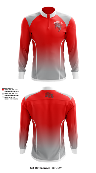 Quarter Zip Jacket, Dust devils, Men's Basketball, Teamtime, Team time, sublimation, custom sports apparel, team uniforms, spirit wear, spiritwear, sports uniforms, custom shirts, team store, custom team store, fundraiser sports, apparel fundraiser