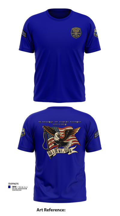 Philadelphia Police 64135919 Short Sleeve Performance Shirt - 102