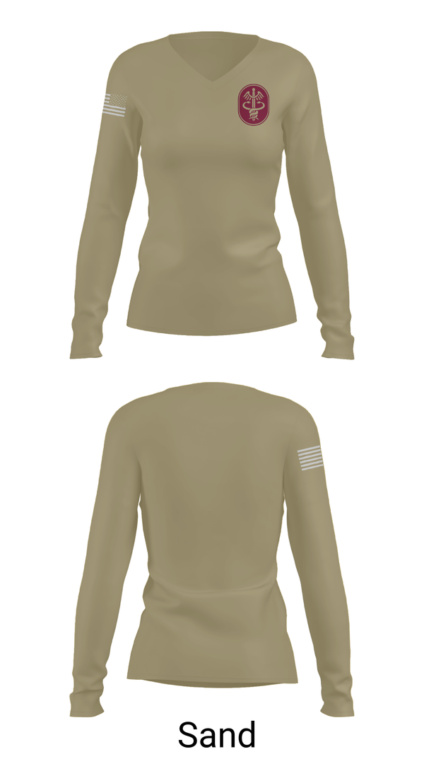 Womens Long Sleeve Vneck Shirt, Amed, , Teamtime, Team time, sublimation, custom sports apparel, team uniforms, spirit wear, spiritwear, sports uniforms, custom shirts, team store, custom team store, fundraiser sports, apparel fundraiser