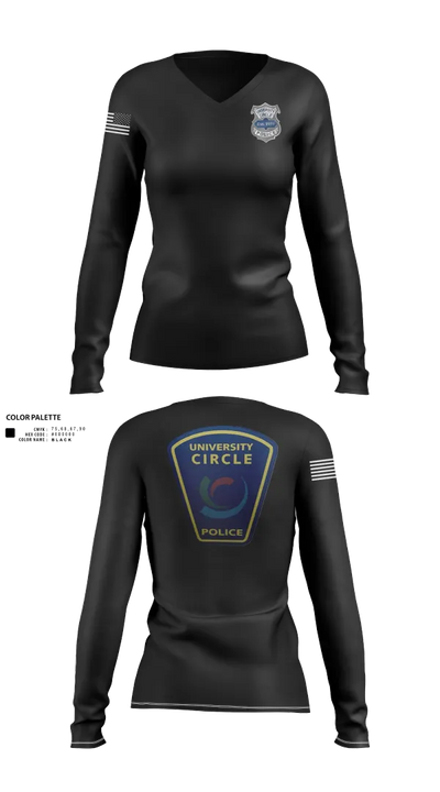 PATROL 69030352 Women's Long Sleeve V-neck Shirt - 21
