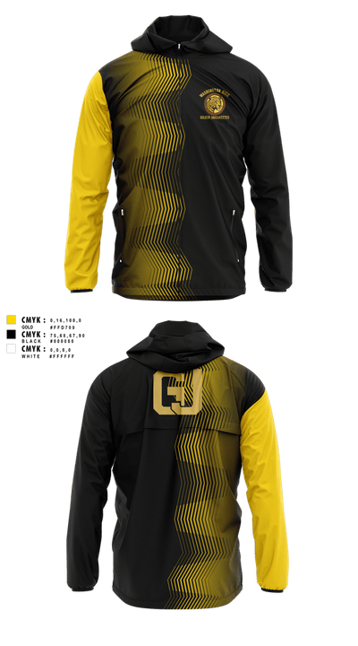 Golden Jaguaretts Dance/Step Team 62513420 Windbreaker - 2