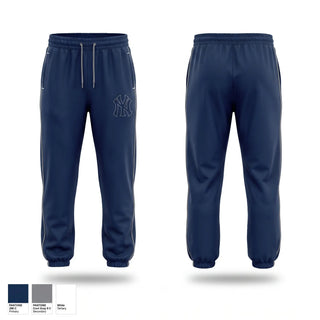 Sweatpants, Yankees, Baseball, Teamtime, Team time, sublimation, custom sports apparel, team uniforms, spirit wear, spiritwear, sports uniforms, custom shirts, team store, custom team store, fundraiser sports, apparel fundraiser