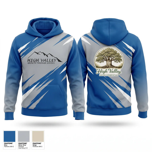 Hoodie, High Valley Developmental, , Teamtime, Team time, sublimation, custom sports apparel, team uniforms, spirit wear, spiritwear, sports uniforms, custom shirts, team store, custom team store, fundraiser sports, apparel fundraiser