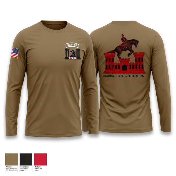Long Sleeve Performance Shirt, 630th Engineer Clearance Company, Army, Teamtime, Team time, sublimation, custom sports apparel, team uniforms, spirit wear, spiritwear, sports uniforms, custom shirts, team store, custom team store, fundraiser sports, apparel fundraiser