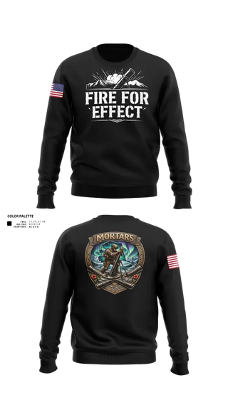 Crew Neck Sweatshirt, MORTARS, National Guard, Teamtime, Team time, sublimation, custom sports apparel, team uniforms, spirit wear, spiritwear, sports uniforms, custom shirts, team store, custom team store, fundraiser sports, apparel fundraiser