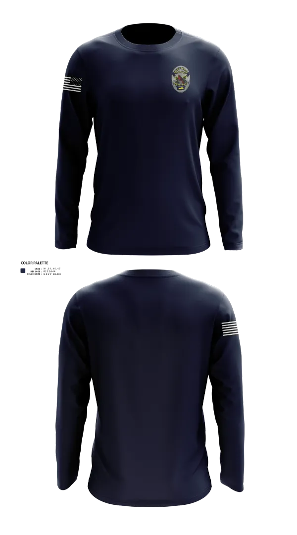 Long Sleeve Performance Shirt, Radcliff Police Department, , Teamtime, Team time, sublimation, custom sports apparel, team uniforms, spirit wear, spiritwear, sports uniforms, custom shirts, team store, custom team store, fundraiser sports, apparel fundraiser