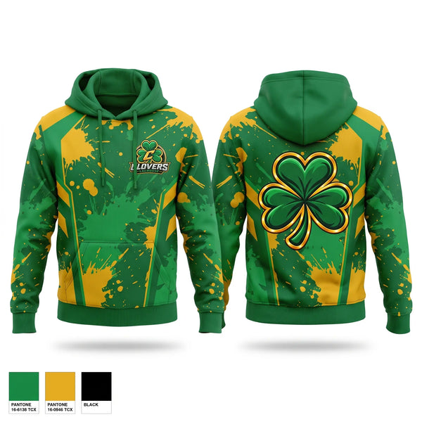 Hoodie, Clovers Lacrosse Club, Men's Lacrosse, Teamtime, Team time, sublimation, custom sports apparel, team uniforms, spirit wear, spiritwear, sports uniforms, custom shirts, team store, custom team store, fundraiser sports, apparel fundraiser