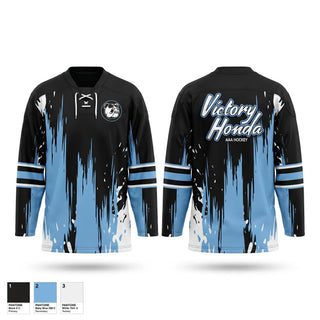Hockey Jersey, Victory Honda AAA Hockey, Ice Hockey, Teamtime, Team time, sublimation, custom sports apparel, team uniforms, spirit wear, spiritwear, sports uniforms, custom shirts, team store, custom team store, fundraiser sports, apparel fundraiser