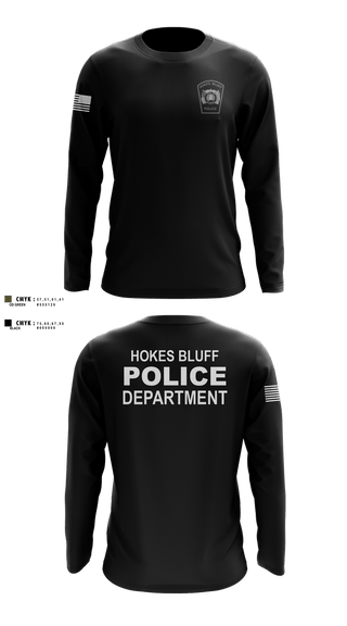 Long Sleeve Performance Shirt, HOKES BLUFF POLICE DEPARTMENT, Police, Teamtime, Team time, sublimation, custom sports apparel, team uniforms, spirit wear, spiritwear, sports uniforms, custom shirts, team store, custom team store, fundraiser sports, apparel fundraiser