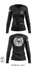 14th ASOS 72723068 Women's Long Sleeve V-neck Shirt - 101