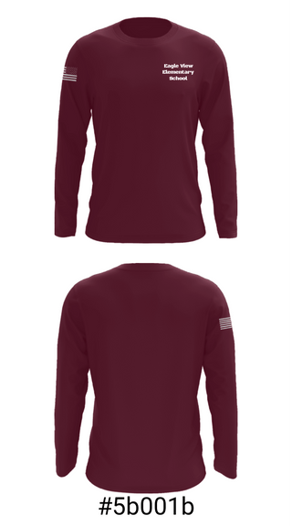 Long Sleeve Performance Shirt, Eagle View Elementary School, Spirit Store, Teamtime, Team time, sublimation, custom sports apparel, team uniforms, spirit wear, spiritwear, sports uniforms, custom shirts, team store, custom team store, fundraiser sports, apparel fundraiser
