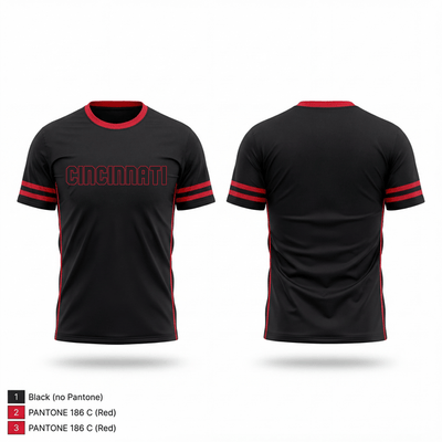 Cincinnati, Cincinnati Reds Short Sleeve Performance Shirt - 25