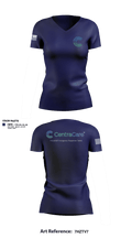 CentraCare HERT 69545057 Women's Short Sleeve V-neck Shirt - 1