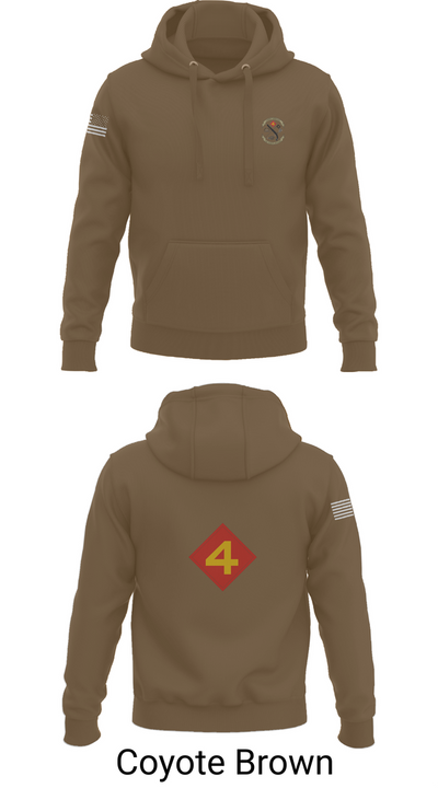14th Marine regiment 4th Marine corps division 57481844 Hoodie - 18