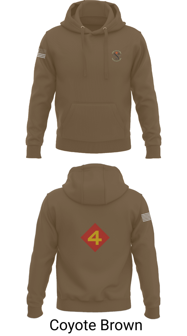 Hoodie, 14th Marine regiment 4th Marine corps division, , Teamtime, Team time, sublimation, custom sports apparel, team uniforms, spirit wear, spiritwear, sports uniforms, custom shirts, team store, custom team store, fundraiser sports, apparel fundraiser