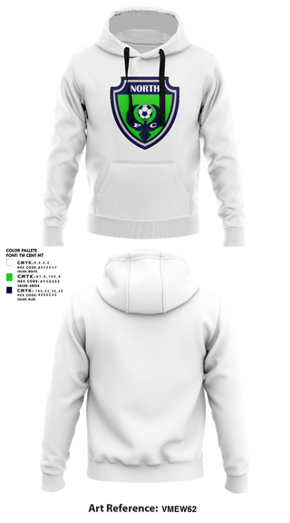 Hoodie, North Fc, Women's Soccer, Teamtime, Team time, sublimation, custom sports apparel, team uniforms, spirit wear, spiritwear, sports uniforms, custom shirts, team store, custom team store, fundraiser sports, apparel fundraiser