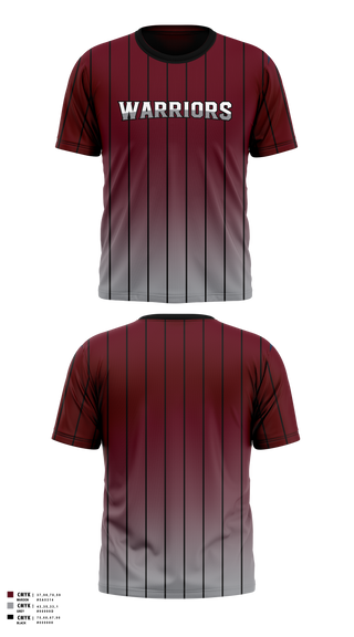 Short Sleeve Performance Shirt, Warriors, Softball, Teamtime, Team time, sublimation, custom sports apparel, team uniforms, spirit wear, spiritwear, sports uniforms, custom shirts, team store, custom team store, fundraiser sports, apparel fundraiser