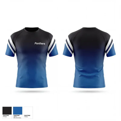 Panthers 97223896 Short Sleeve Rash Guard Shirt - 1
