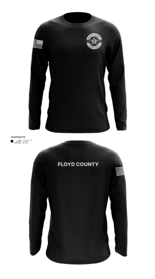 Long Sleeve Performance Shirt, Floyd County Sheriff’s Office, Police, Teamtime, Team time, sublimation, custom sports apparel, team uniforms, spirit wear, spiritwear, sports uniforms, custom shirts, team store, custom team store, fundraiser sports, apparel fundraiser