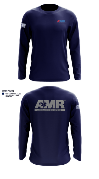 Long Sleeve Performance Shirt, AMR Knox County, EMS/EMT, Teamtime, Team time, sublimation, custom sports apparel, team uniforms, spirit wear, spiritwear, sports uniforms, custom shirts, team store, custom team store, fundraiser sports, apparel fundraiser