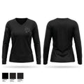 SPD K9 31253837 Women's Long Sleeve V-neck Shirt - 1