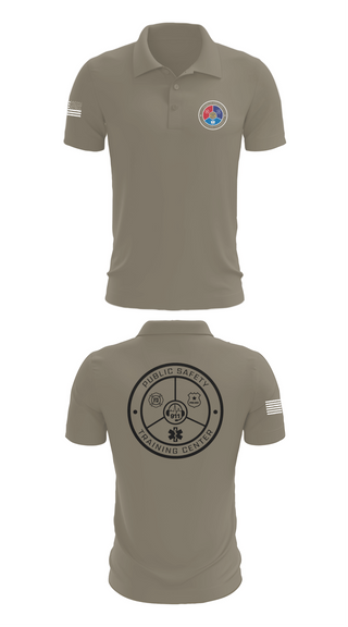Short Sleeve Performance Polo, Public Safety Training Center, Fire Department, Teamtime, Team time, sublimation, custom sports apparel, team uniforms, spirit wear, spiritwear, sports uniforms, custom shirts, team store, custom team store, fundraiser sports, apparel fundraiser