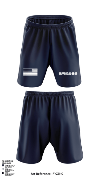 Athletic Shorts With Pockets, IAFF Local 4846, EMS/EMT, Teamtime, Team time, sublimation, custom sports apparel, team uniforms, spirit wear, spiritwear, sports uniforms, custom shirts, team store, custom team store, fundraiser sports, apparel fundraiser
