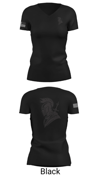 Women's Short Sleeve Vneck Shirt, Knights, Wrestling, Teamtime, Team time, sublimation, custom sports apparel, team uniforms, spirit wear, spiritwear, sports uniforms, custom shirts, team store, custom team store, fundraiser sports, apparel fundraiser