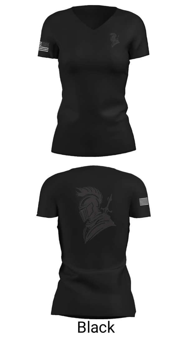 Women's Short Sleeve Vneck Shirt, Knights, Wrestling, Teamtime, Team time, sublimation, custom sports apparel, team uniforms, spirit wear, spiritwear, sports uniforms, custom shirts, team store, custom team store, fundraiser sports, apparel fundraiser