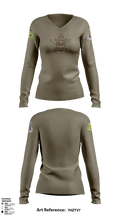 4th/104th BN (CA/PO) 7380170 Women's Long Sleeve V-neck Shirt - 10