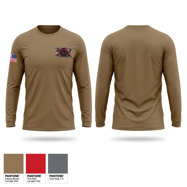 Long Sleeve Performance Shirt, D 169, Army, Teamtime, Team time, sublimation, custom sports apparel, team uniforms, spirit wear, spiritwear, sports uniforms, custom shirts, team store, custom team store, fundraiser sports, apparel fundraiser