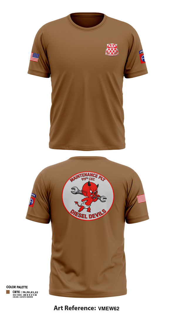 Short Sleeve Performance Shirt, 919TH CEC, Army, Teamtime, Team time, sublimation, custom sports apparel, team uniforms, spirit wear, spiritwear, sports uniforms, custom shirts, team store, custom team store, fundraiser sports, apparel fundraiser